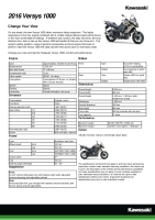 Kawasaki Versys 1000 - Specification 2016-4